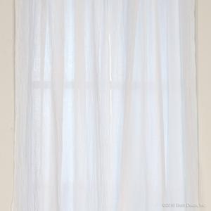 linen curtain panel - cloud