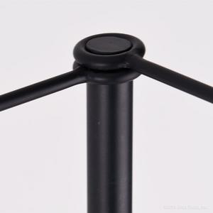 parisian/venetian flat finial dis. black