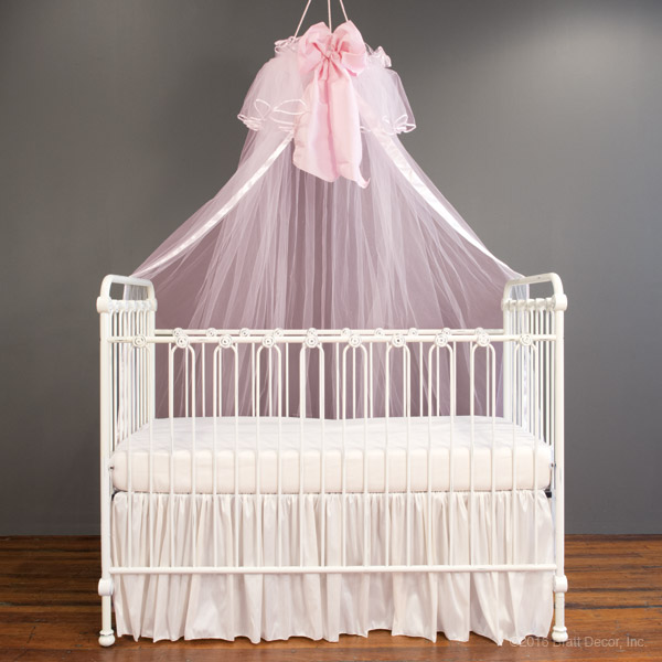 pink nursery canopy