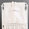 serafina crib blanket - white