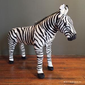 plush zebra
