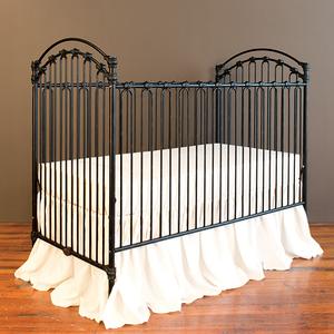venetian II baby crib dist black