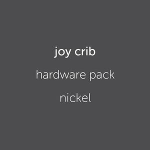 joy crib hardware pack nickel