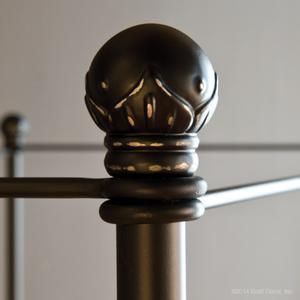 parisian standard finials (4) dis. black