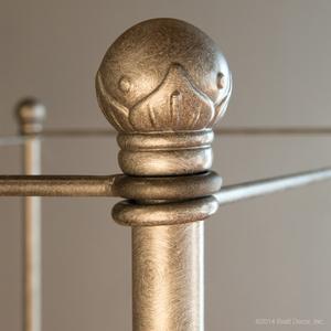 parisian standard finials (4) pewter