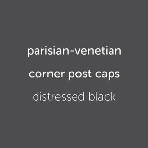 parisian caps (4) distressed black