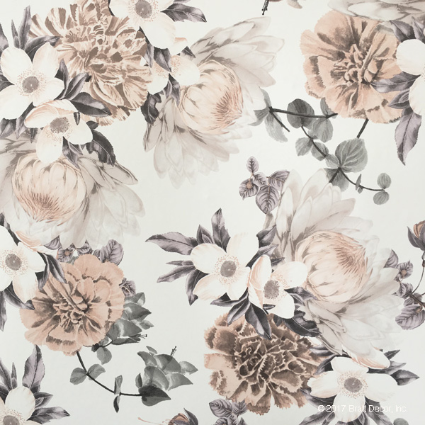 blush floral wallpaper