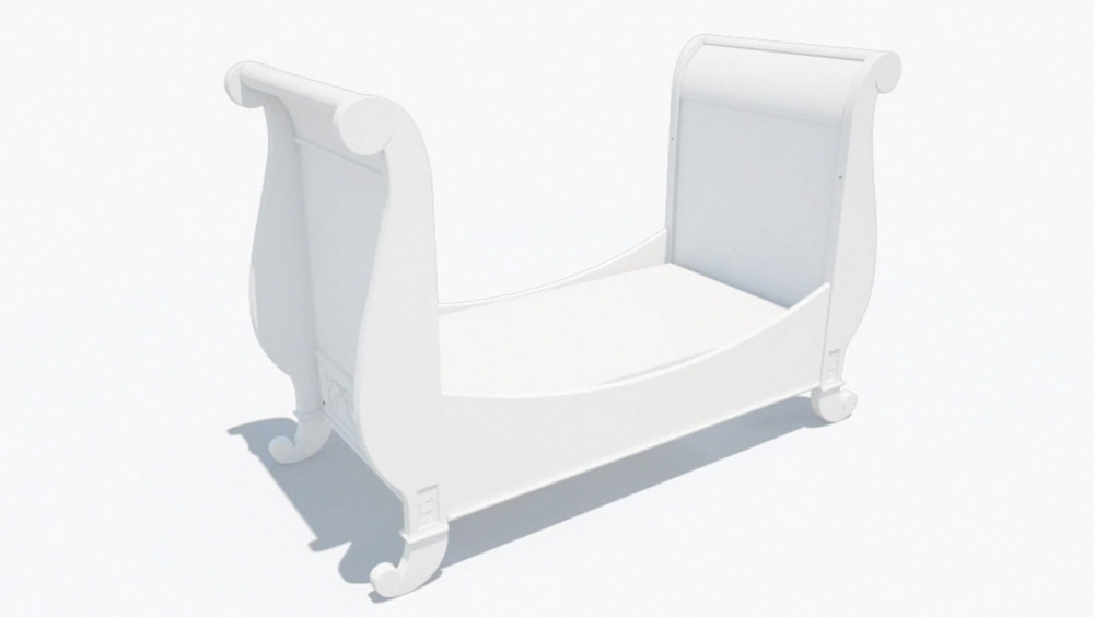 Bratt decor chelsea crib conversion kit top